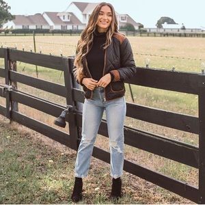 NWT black puffer jacket